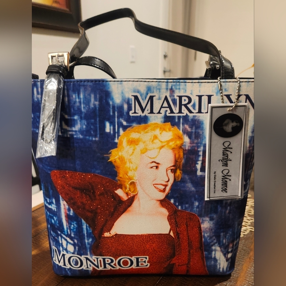 Marilyn Monroe Tote Bag | Pop Art Graphic Handbag | Celebrity Print Purse | NWT